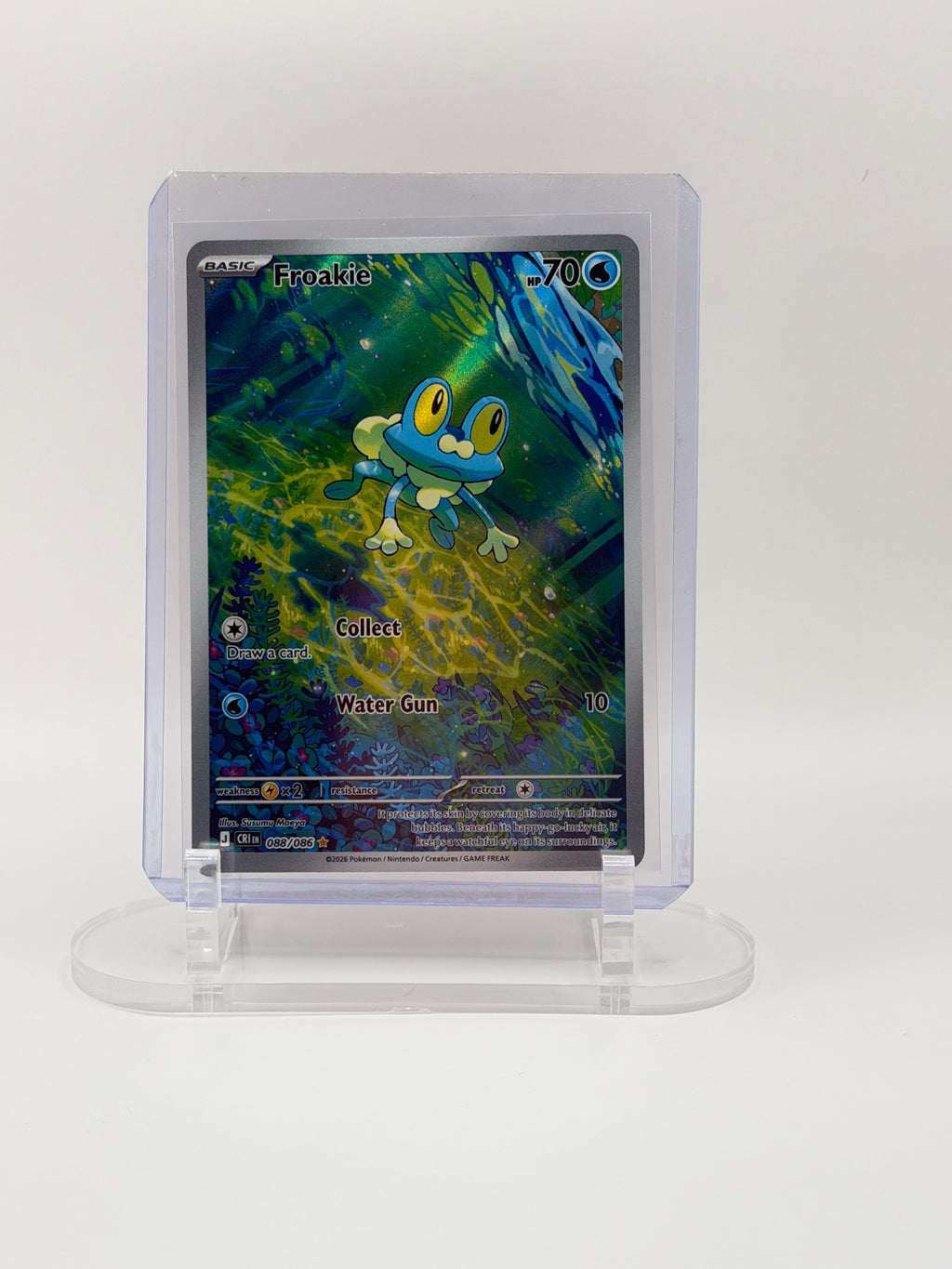 Froakie 088/086 Illustration Rare Chaos Rising Pokémon card front