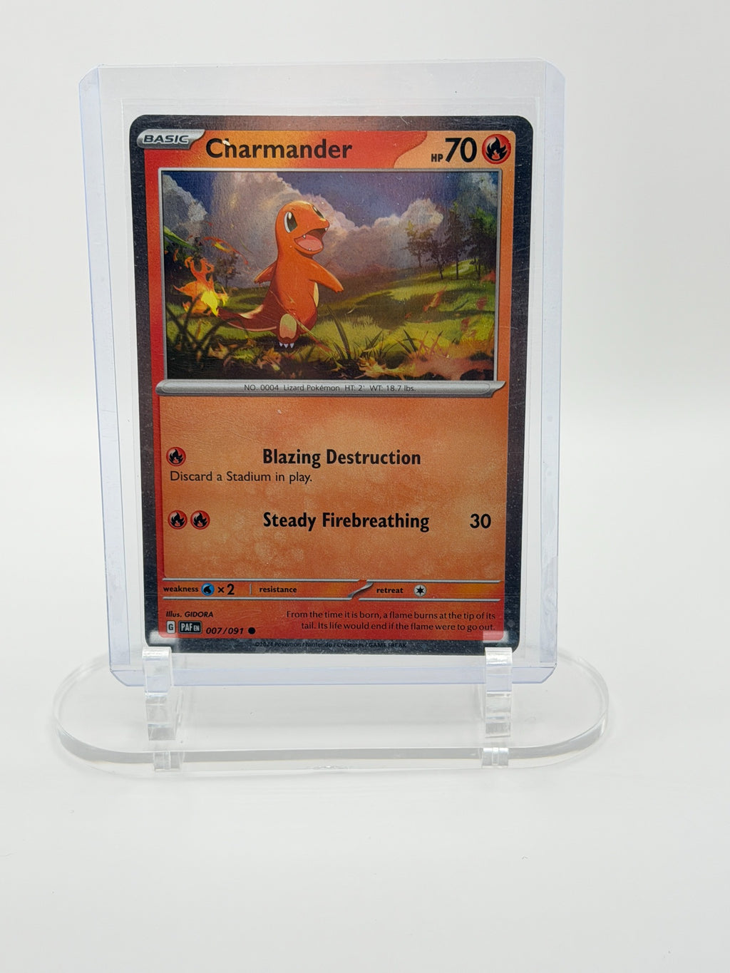 Charmander 007/091 front – Pokémon TCG card