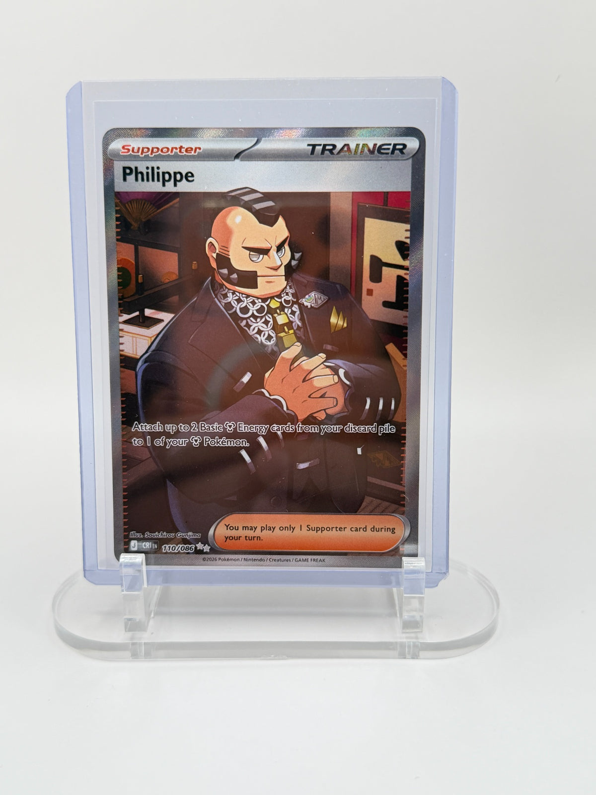 Philippe 110/086 Ultra Rare Chaos Rising Pokémon card front