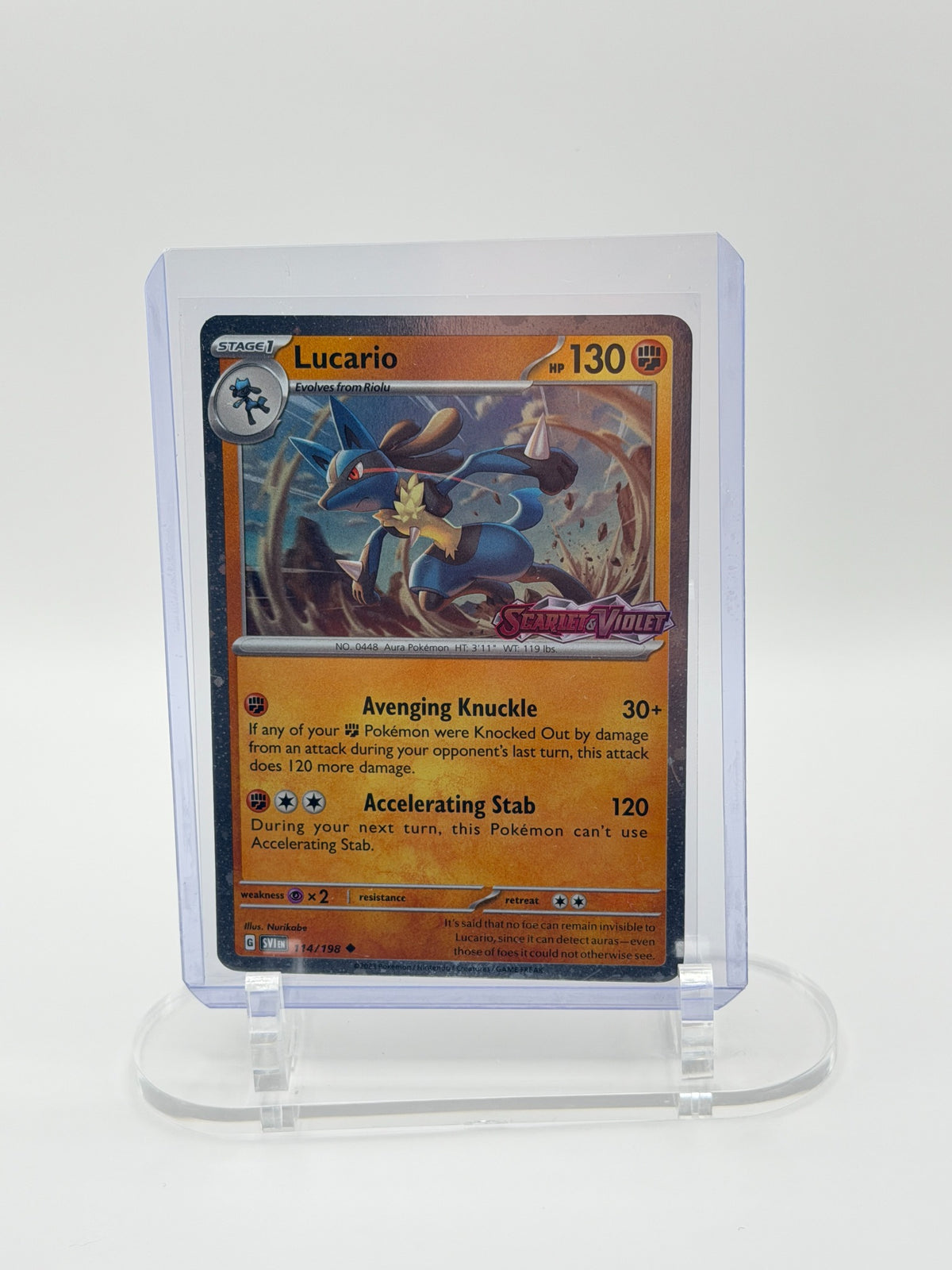 Lucario 114/198 front – Pokémon TCG card