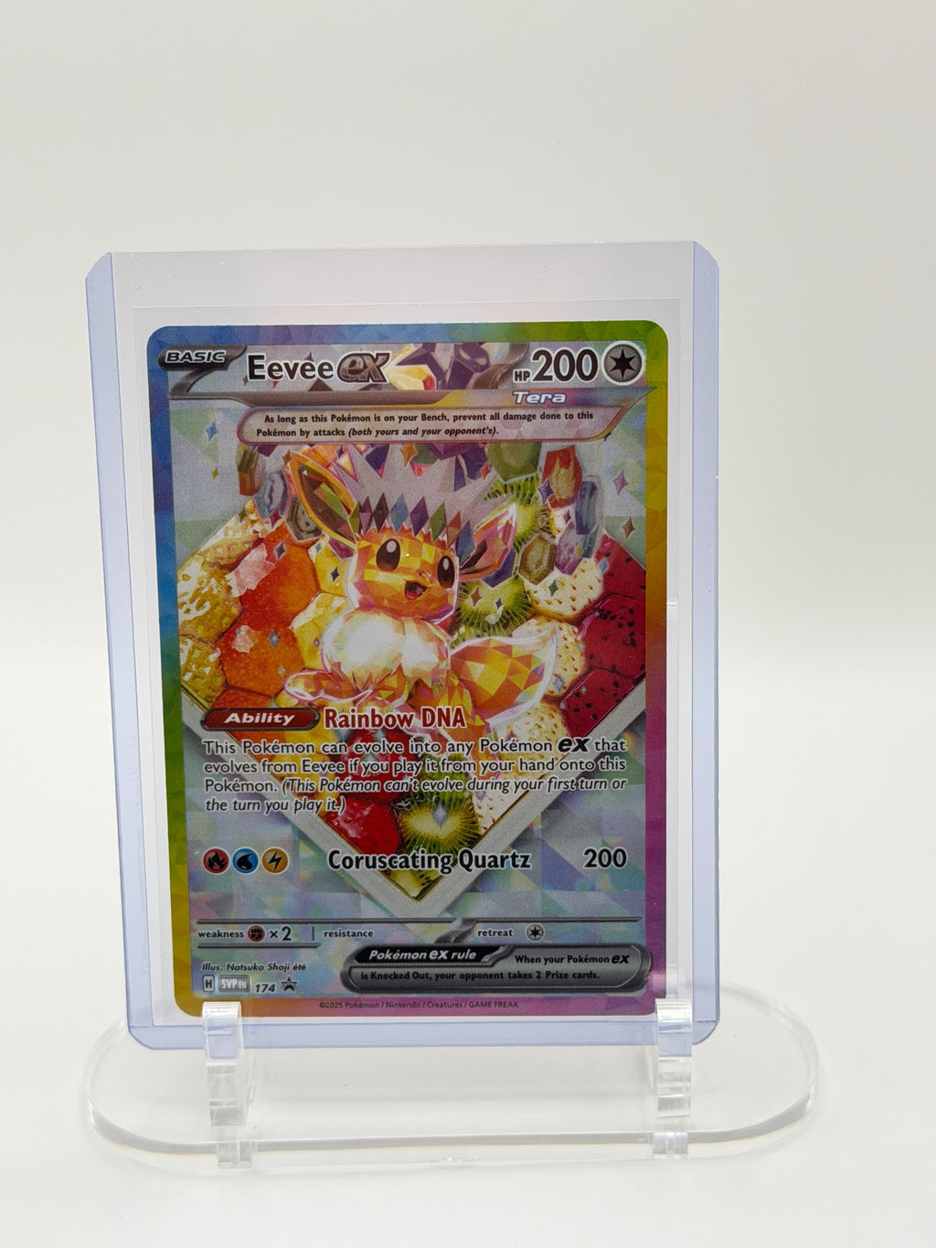 Eevee ex SVP 174 front – Pokémon TCG card