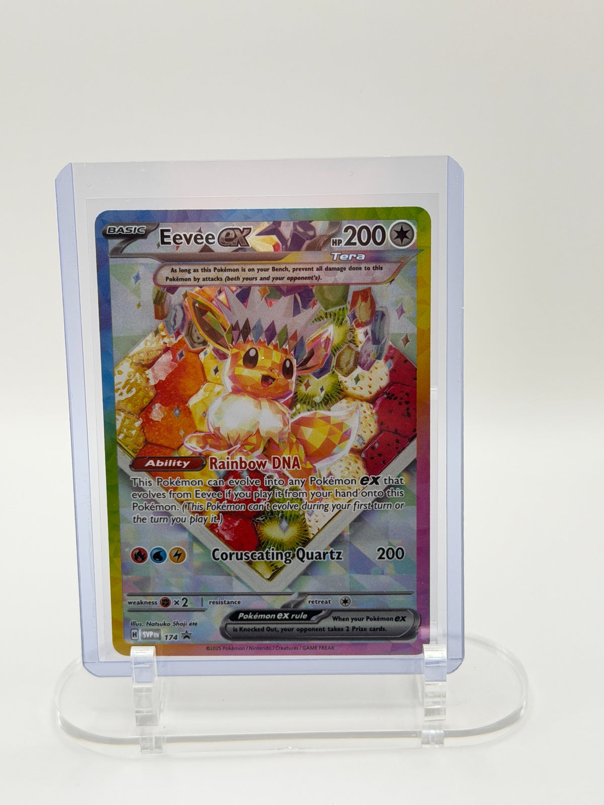 Eevee ex SVP 174 front – Pokémon TCG card