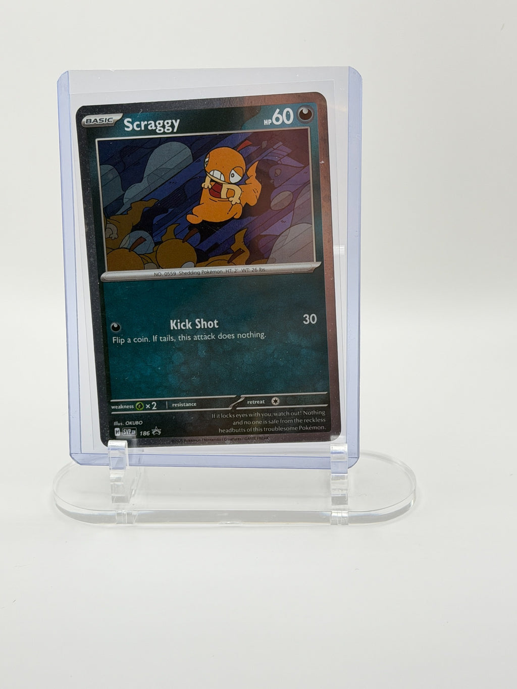 Scraggy SVP 186 front – Pokémon TCG card